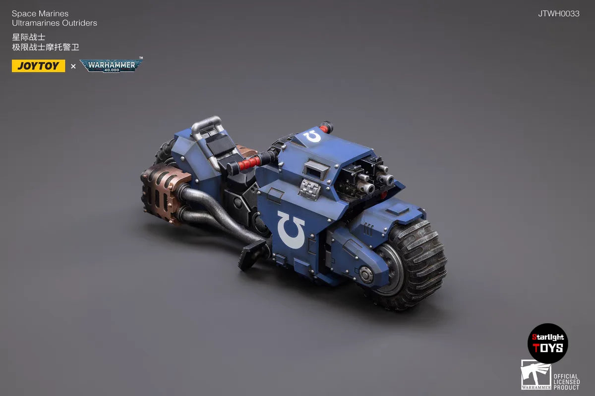 JOYTOY 1/18 Action Figure Warhammer 40K Space Marines Ultramarines Outriders Toys Model Ornaments Collection Gifts