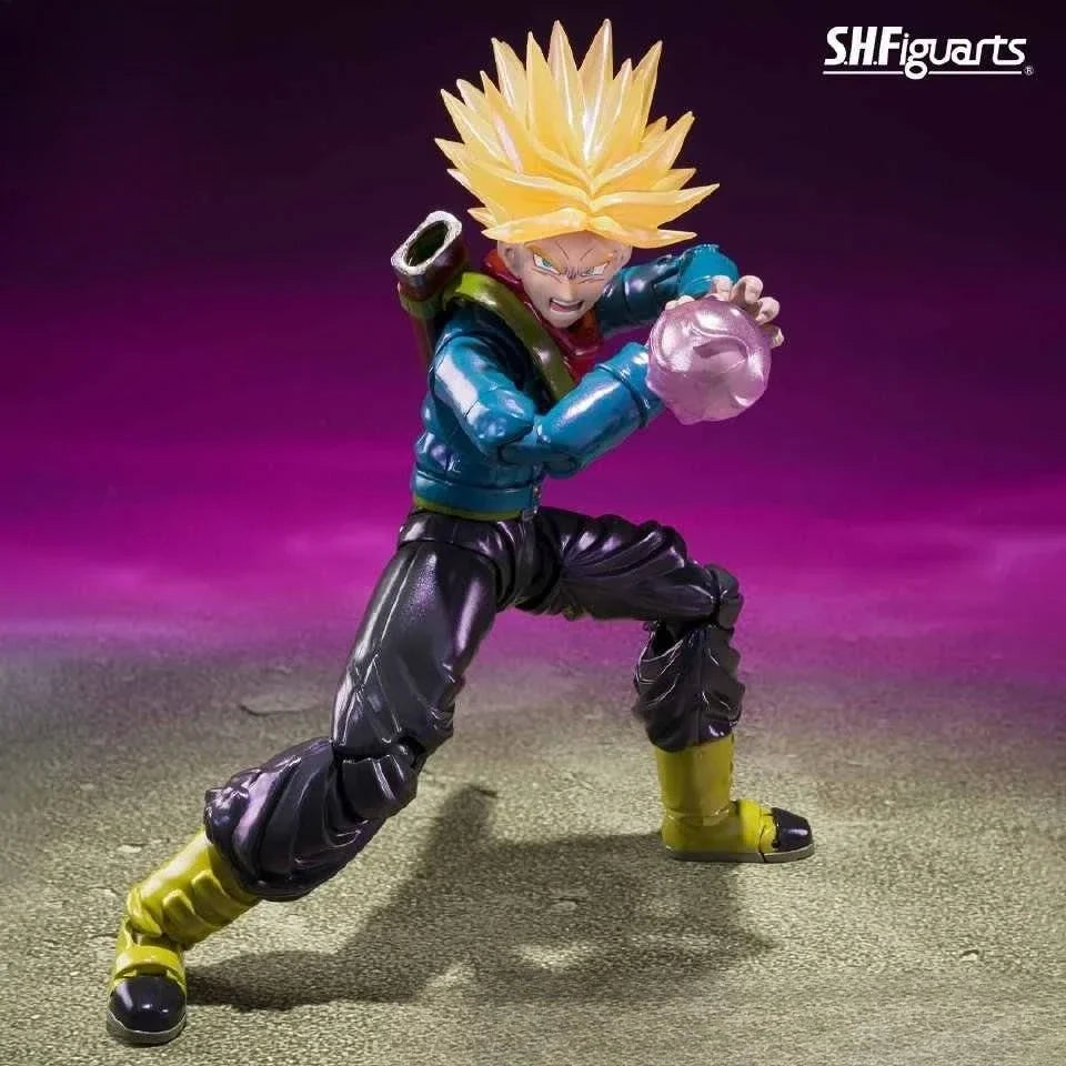 In Stock BANDAI SDCC Dragon Ball Z S.H.Figuarts Future Trunks Super Saiyan Exclusive Edition Figure Model Collection Toy Gift