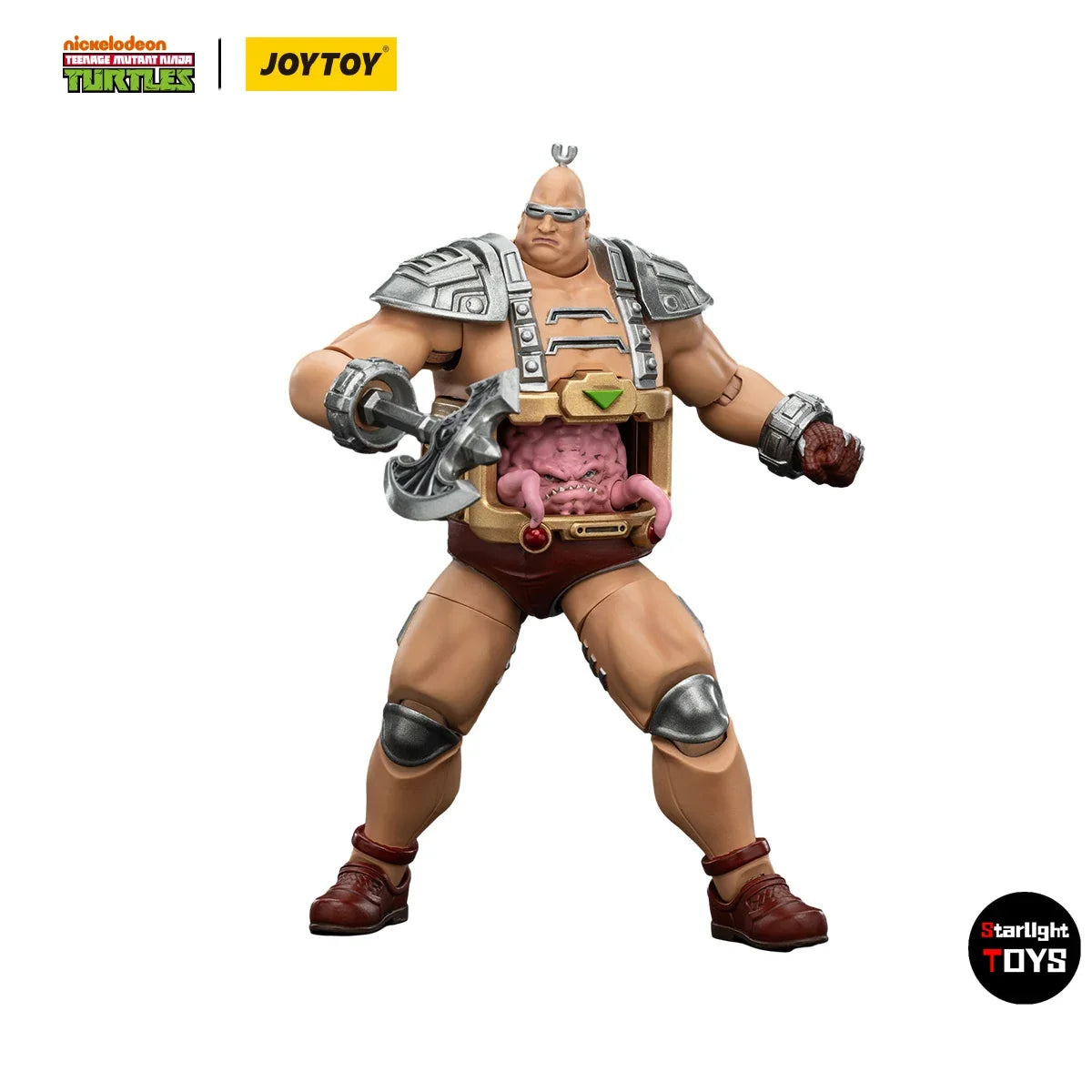 JOYTOY 1/18 Action Figure TMNT Krang Slash Tokka Model Toy Gifts