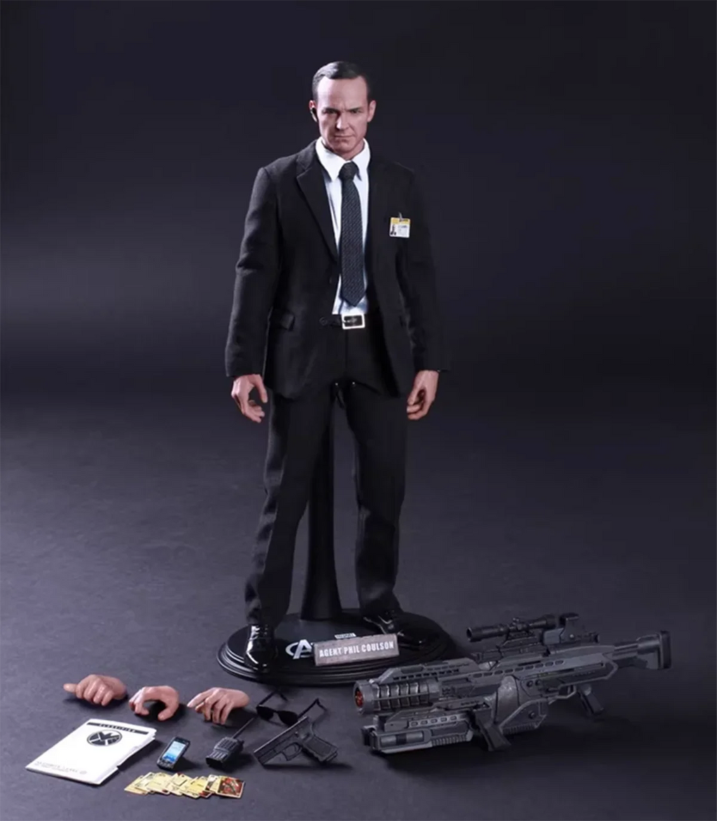 Original Hot Toys MMS189The Avengers 1/6th scale Agent Phil Coulson Action Figure Model Toys30CM scene ornament gift