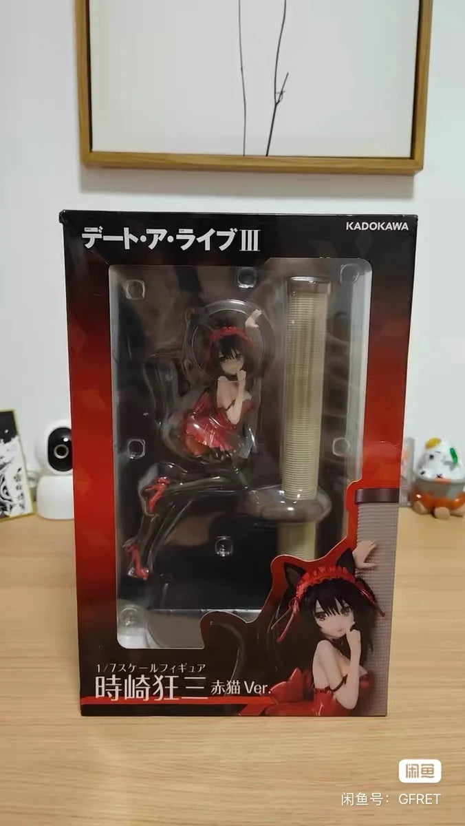 Original in Stock KADOKAWA DATE A LIVE Kurumi Tokisaki 1/7 Figures Model Toy Gift Collection Ornament