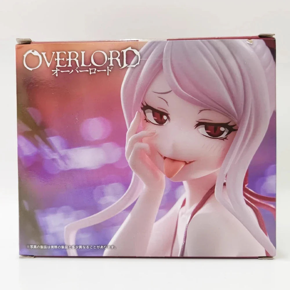 In Stock Taito Original Genuine Anime OVERLORD Desktop Cute Shalltear Bloodfallen Swimsuit Ver 13cm Collection Model Toy Figures