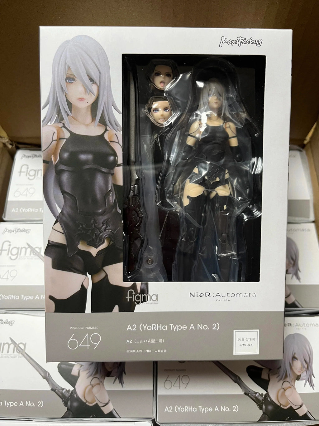 In stock GSC  NieR:Automata Ver1.1a figma A2  Yorha No. 2 Type B figma#649 643 Figures Anime Model Genuine Boxed ToyS Gift