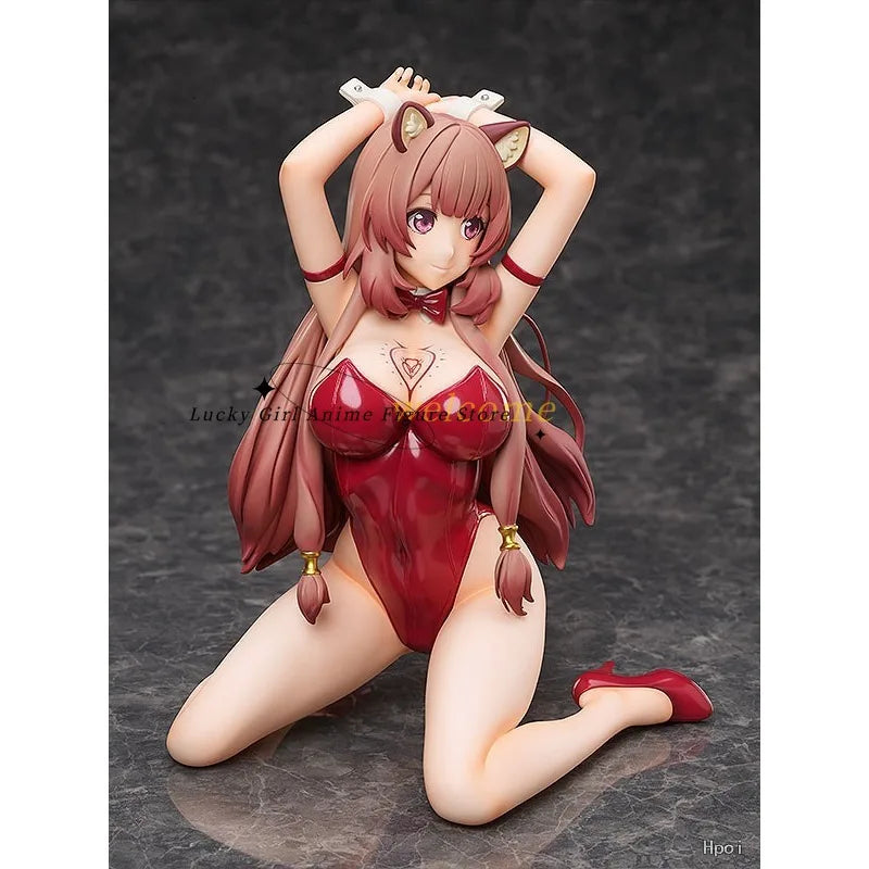 '+++In Stock Original FREEing The Rising of The Shield Hero Raphtalia Bunny Classic Collection Anime Model Figure Toys Dolls