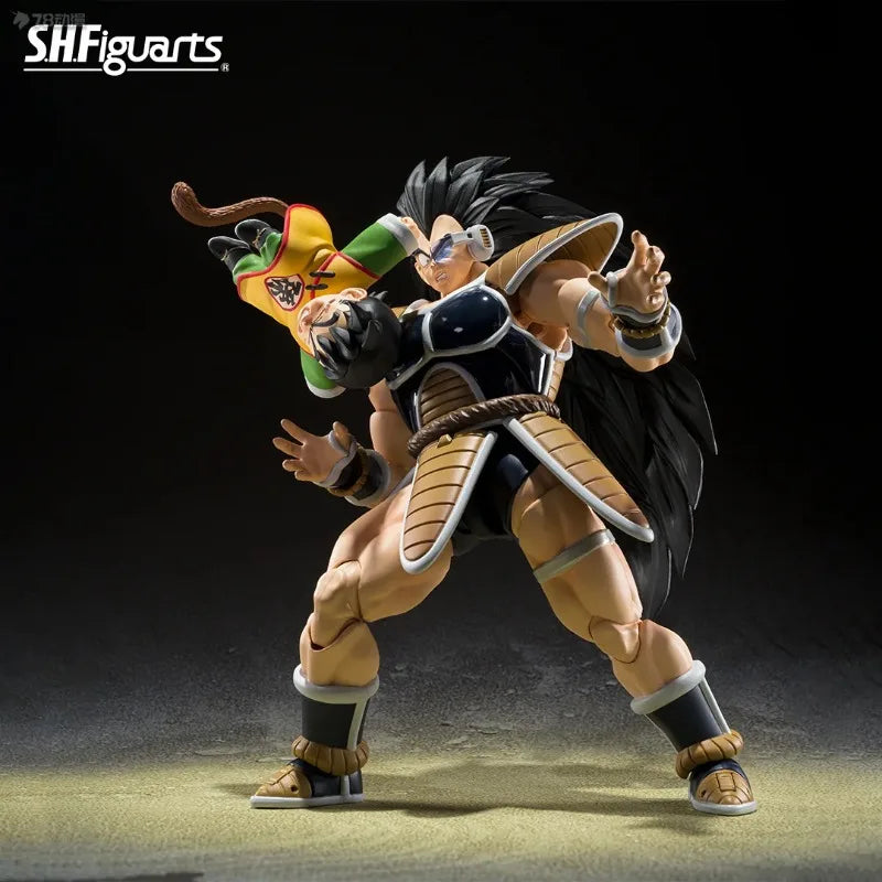 BANDAIGenuine SHF Dragon Ball RADITZ &SON GOHAN -KID- SON GOKU &KINTOUN -Exclusive Edition- Anime Action Figure Model