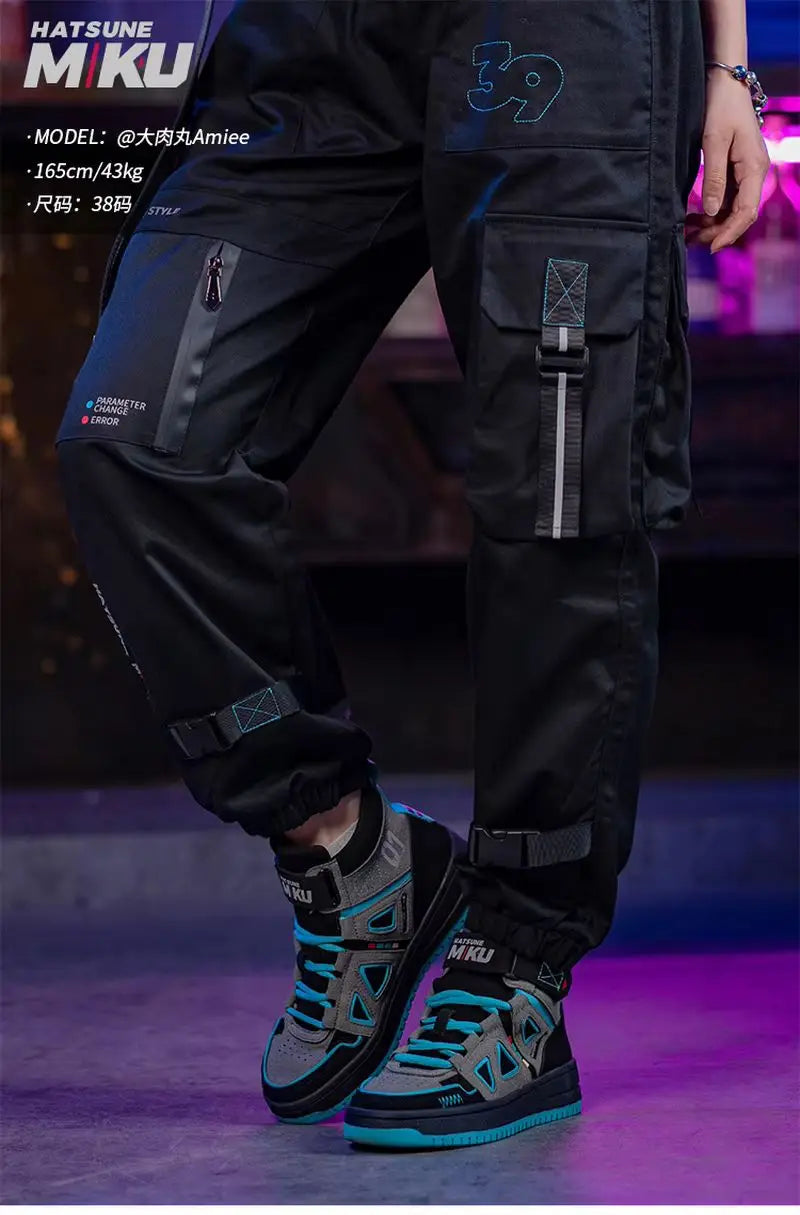 Hot Moeyu Hatsune Miku Shoes For Men Vocaloid Cosplay Male Sneakers Women Tennis Sport Athletic Anime Figure Shoe Casual Shoes