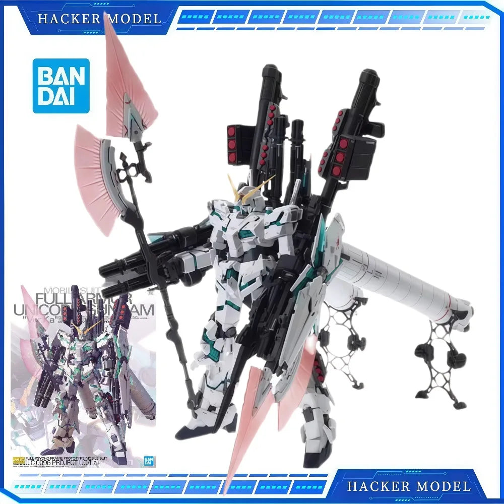 Original Genuine Model BANDAI MG149 1/100 FULLARMOR Unicorn Gundam Ver.Ka Assembly Action Figure Anime Figurine Collections Toys