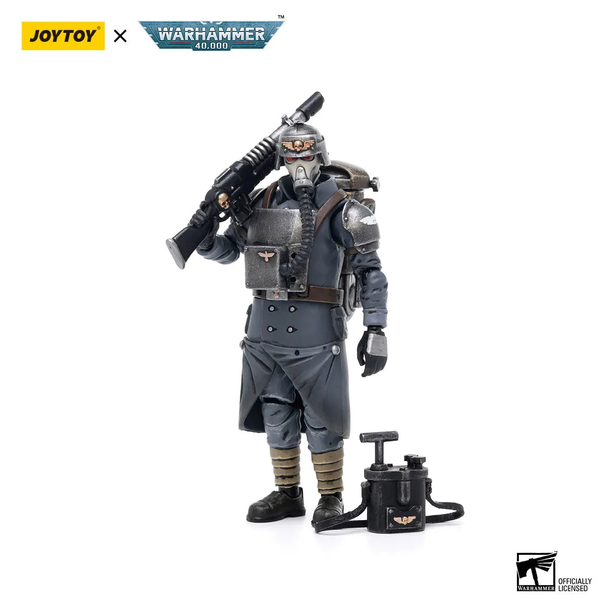 JOYTOY Warhammer 40k 1/18 Actionfiguren Anime 10.3cm Astra Militarum Death Korps of Krieg Veteran Squad Gardist