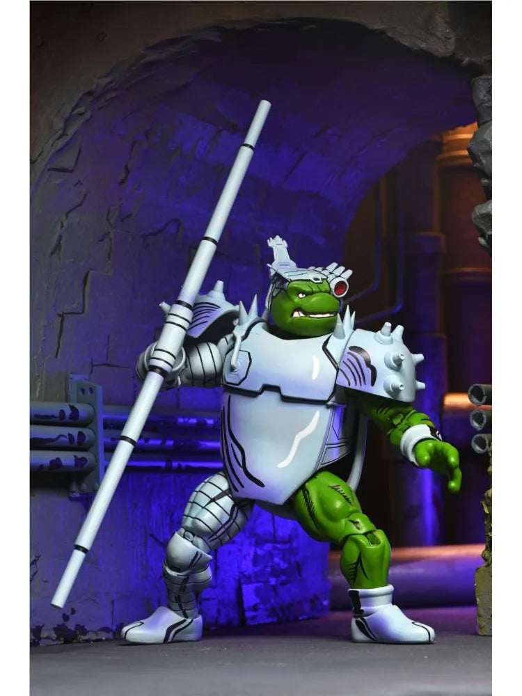NECA 54403 Toys Teenage Mutant Ninja Turtles (Mirage Comics) - Cyborg Donatello 7" Scale Action Figure Doll Gift Collection TMNT