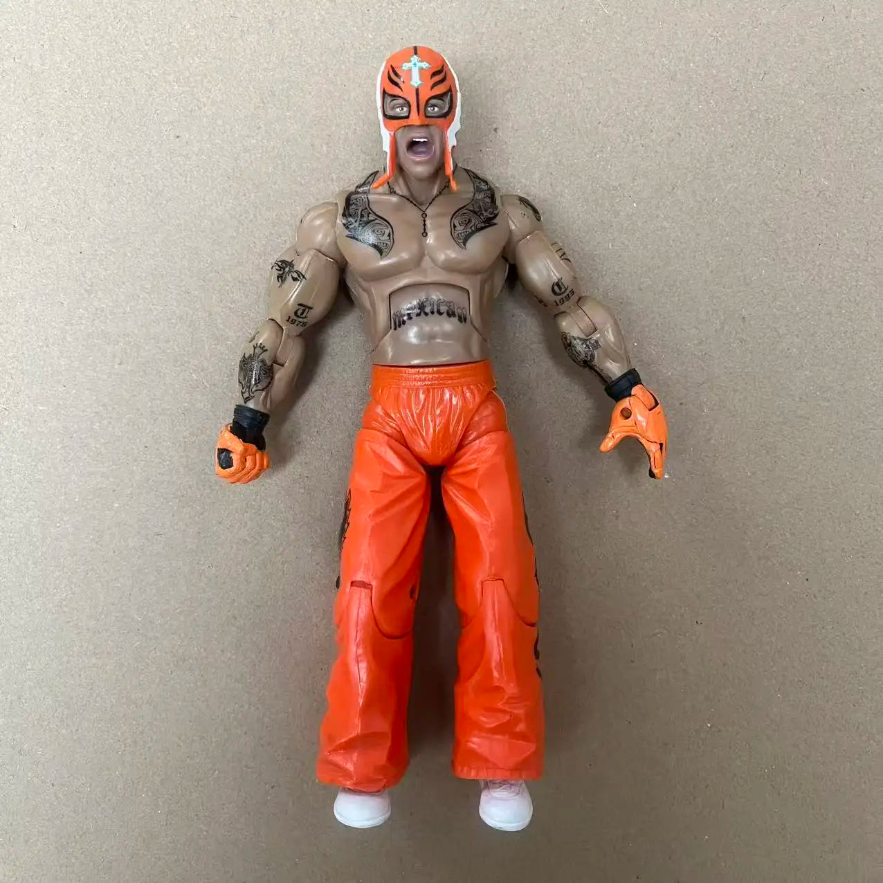 Rare Rey Mysterio Action Figure Wrestling Figure Display Collection Festival Gift