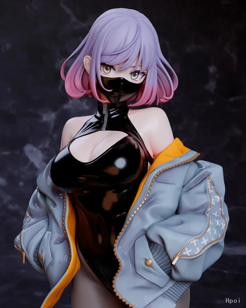 2025 Astrum Sneaker LUNA Figure - High-Slit Siren Pose Anime Figues, Detachable Face Gear & Dorm Decor Bundle