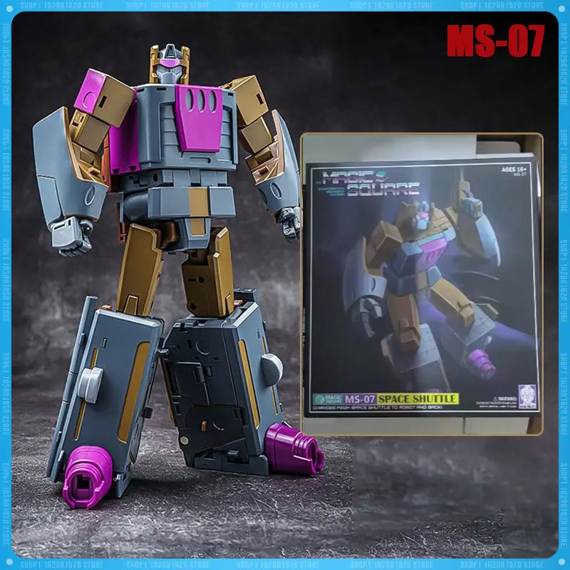 In Stock Transformation Magic Square MS-TOYS MS-07 MS07 Blast Off Space Shuttle Bruticus Action Figure Model Toy Gift