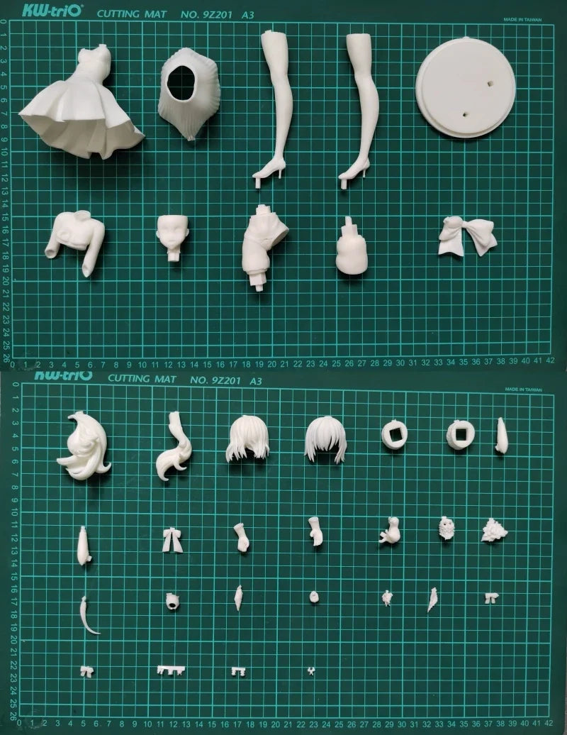 Resin Figure Kit Mash Kyrielight Fate 1/7 Unpainted Garage Resin Kit Model G