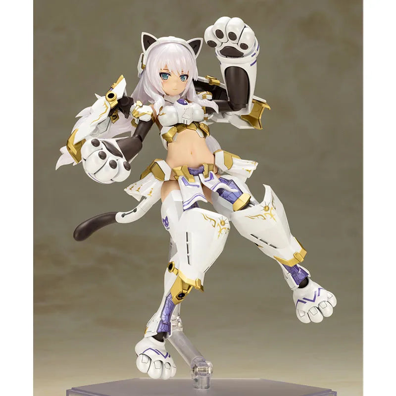 KOTOBUKIYA Original MODEL KIT FRAME ARMS GIRL DURGA I CAT ARMOR Ver. Anime Action Figure Assembly Model Toys Model Gift for Boys