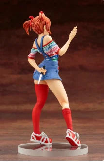 '-In Stock Original KOTOBUKIYA Horror Beautiful Girl Ghost Bride Chucky 20cm Animation Cartoon Doll 1/7 Model Ornament