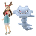 BANDAI Pokémon SCALE WORLD Johto Region Jasmine Steelix PVC 75/40MM Anime Action Figures Model Collection Suit Set Toy