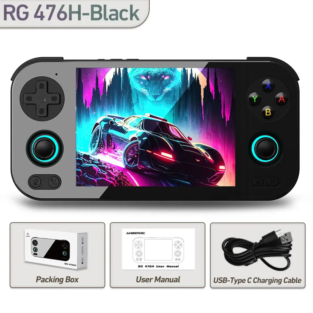 Anbernic RG 476H Retro Handheld Game Console RG476H Android 13 Unisoc T820 4.7 Inch LTPS Touch Screen1080 DP Output Streaming