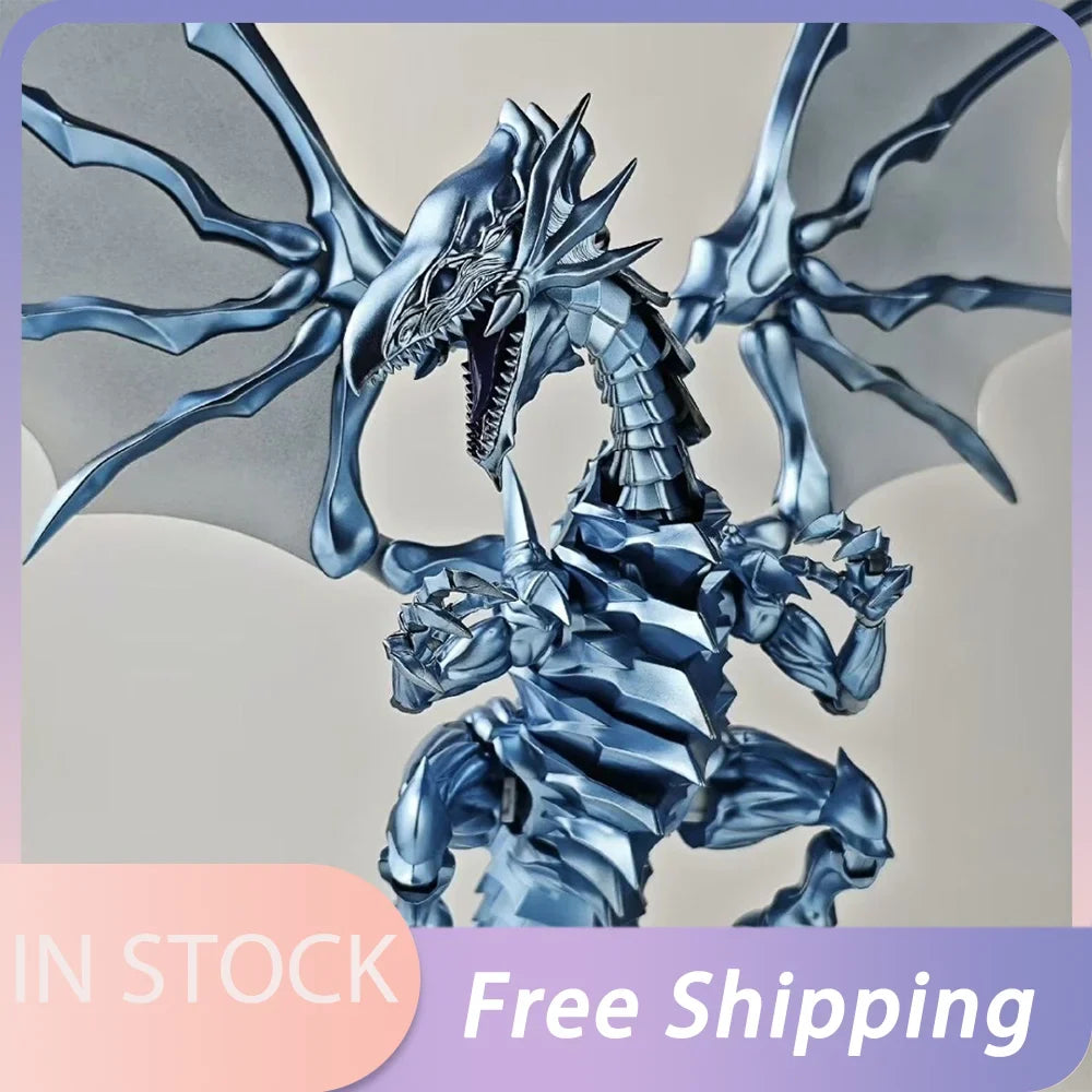 New Kbjl Model Yu Gi Oh Anime Figures Blue Eyes White Dragon Action Figure Frs Toy Ko Assembly Model Collection Statue Gift Toys