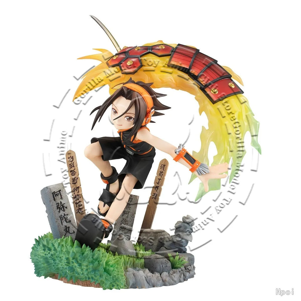In Stock Original Genuine MegaHouse Lucrea Yoh Asakura SHAMAN KING Figure 180mm Anime Statue Japanese Collectible Model Gift