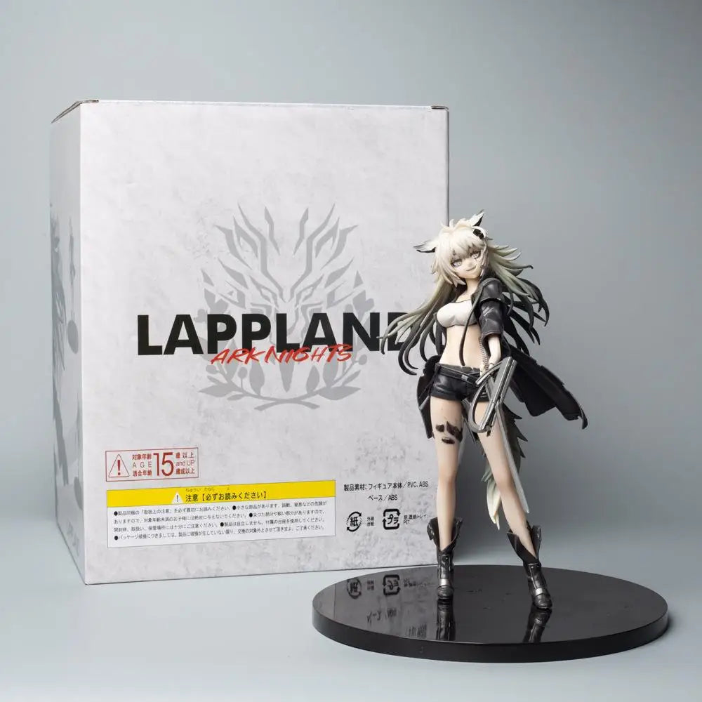 24CM Anime ARKNIGHTS Lappland Figure Game Standing Sword Animation Model Toy Gift Doll Collection Decoration PVC