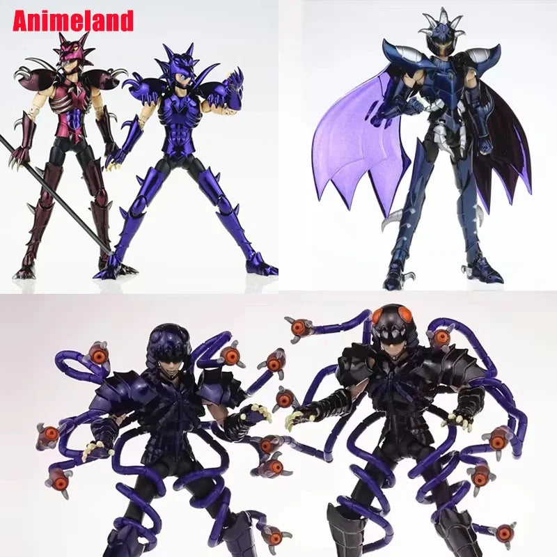 RH Saint Seiya Myth Cloth EXM/EX Lycaon Phlegyas Basilisk Sylphide Worm Raimi Hades Specters Knights of the Zodiac Action Figure