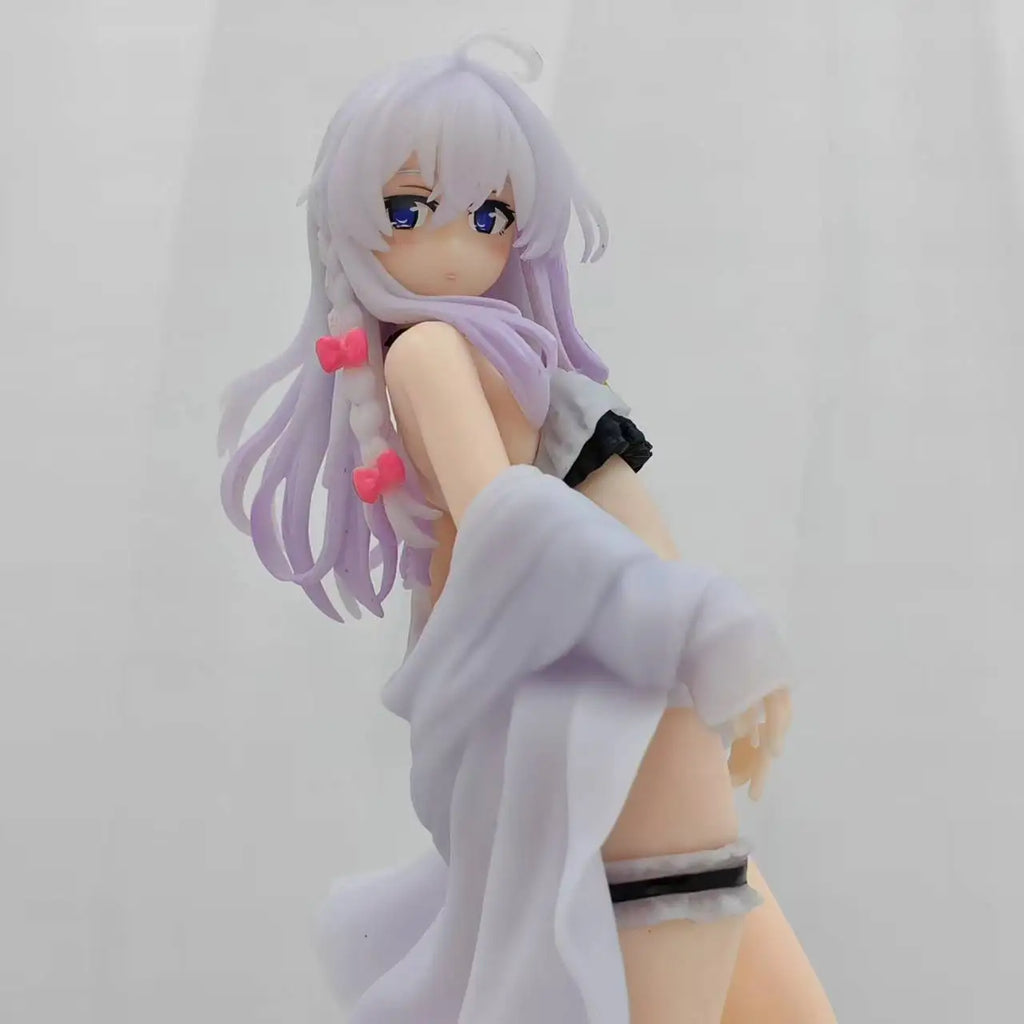 19cm Kawaii The Journey of Elaina Sexy Cute Swimwear Figure Desktop Decoration Ornament PVC Action Model Toys Gifts