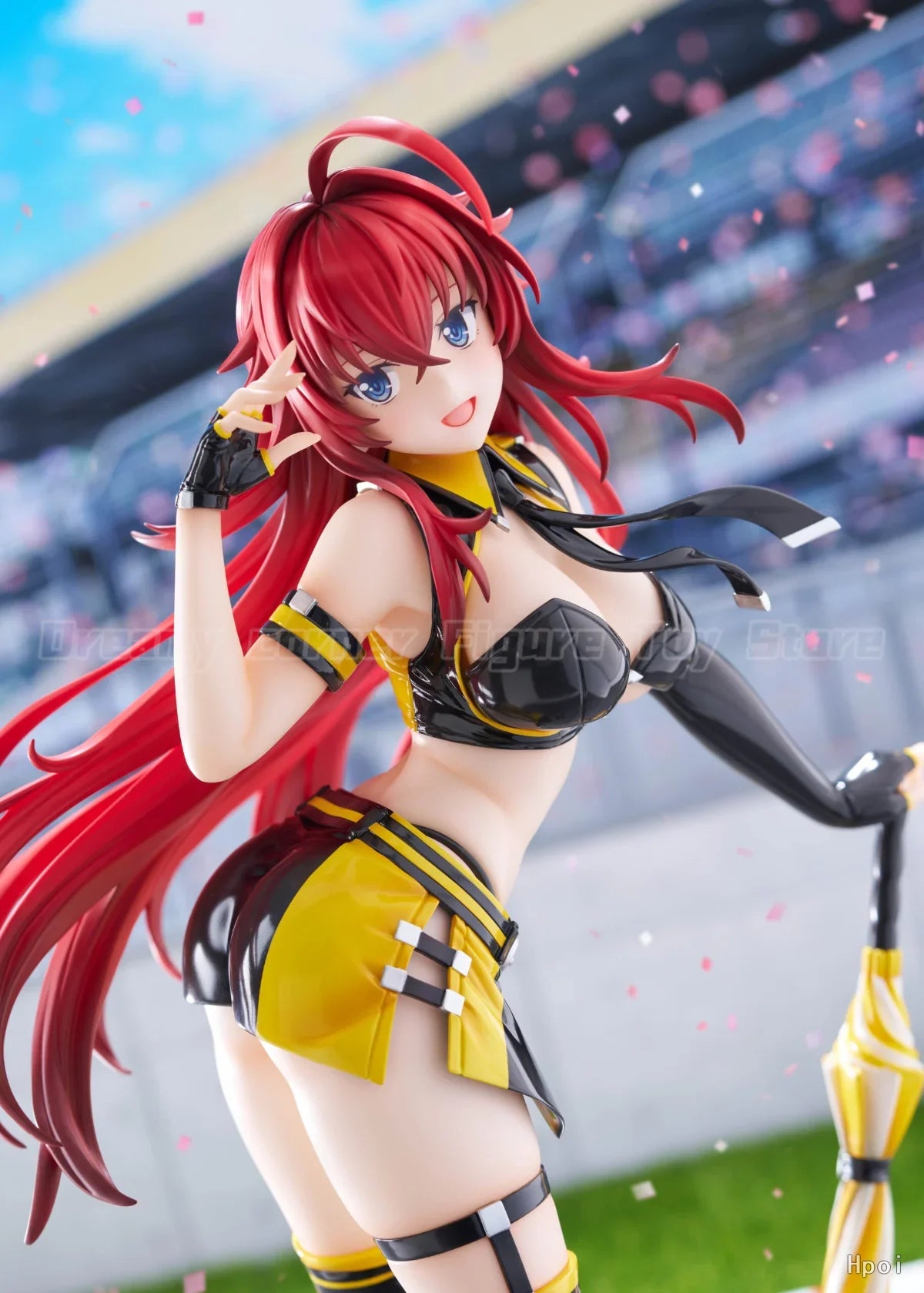 【In Stock】Original GOLDEN HEAD High School D×D HERO Rias Gremory Racing Queen Ver 1/3.5 Scale Figure Model Collection Ornament