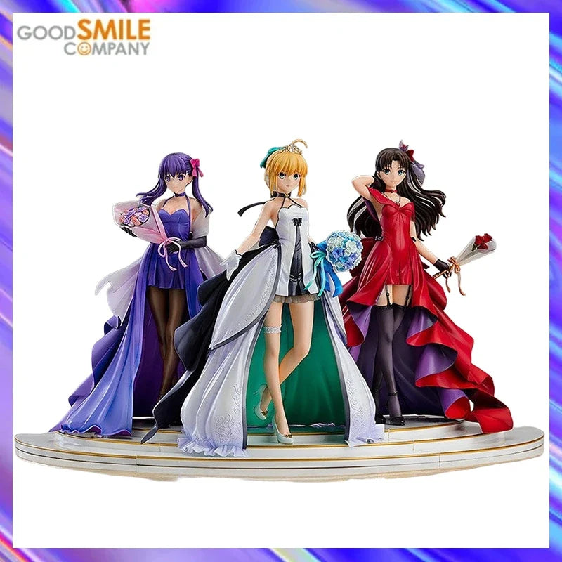 Original in Stock GSC Fate/stay Night Sakura Matou Tohsaka Rin Altria Pendragon 1/7 Figures Model Toy Gift Collection Ornament