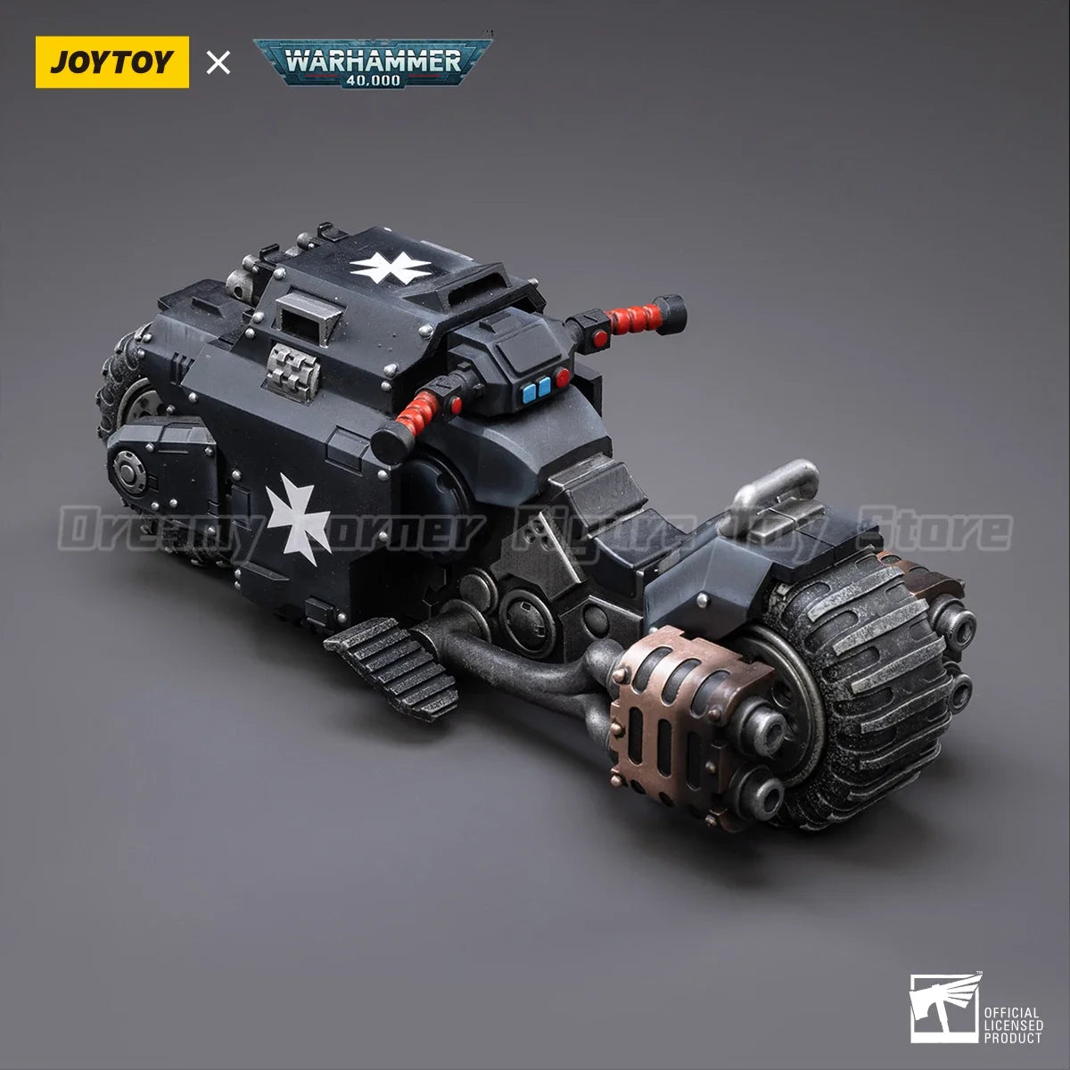 【In Stock】JOYTOY Warhammer 40K Space Marines Black Templars Outriders Brother Valtus 1/18 Action Figure