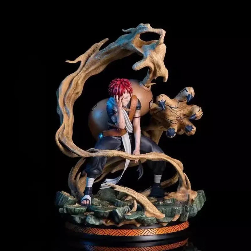 25cm Naruto Anime Figure Gaara Peripheral PVC Model Scene Collect Statue Desktop Decoration Ornaments Kids Birthday Gifts Toys