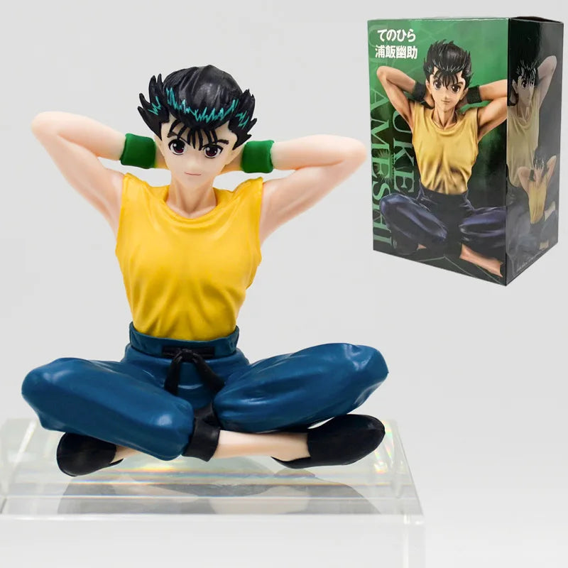 23cm ARTFX J YuYu Hakusho Hiei Anime Figure Youko Kurama/Yusuke Urameshi/Shuichi Minamino Action Figure Gk Model Doll Toys Gifts
