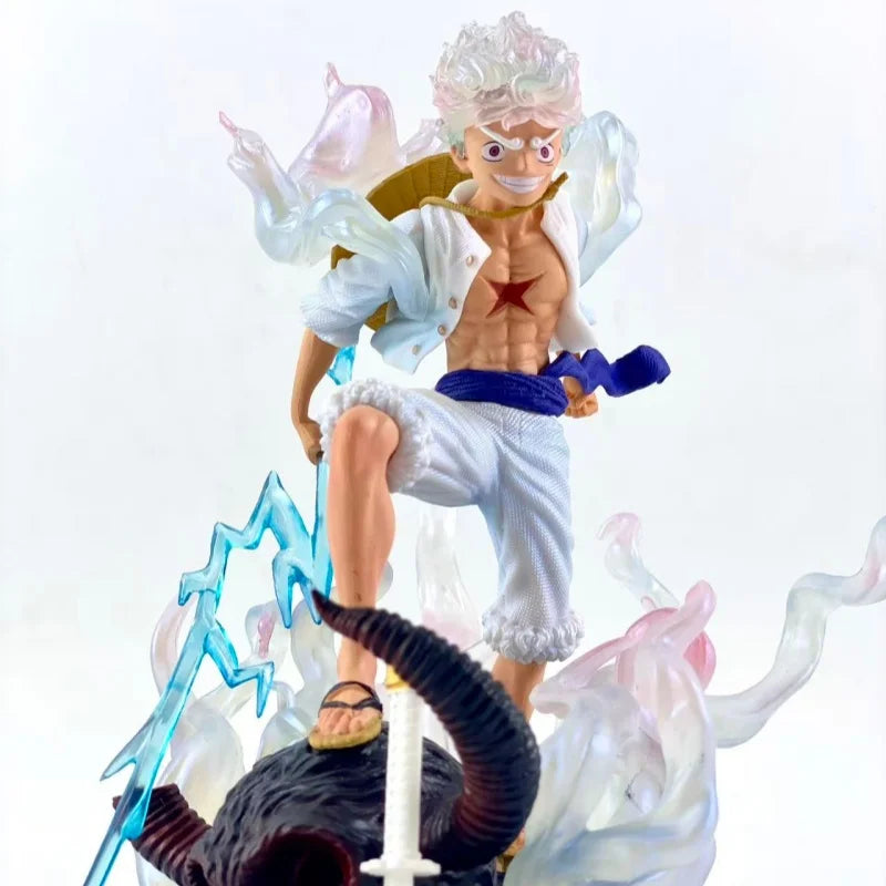 One Piec Lx Gear Fifth Nika Luffy Action Figure Gk Statue Model Collectible Anime Display Decor Birthday Gift For Fans In Stock