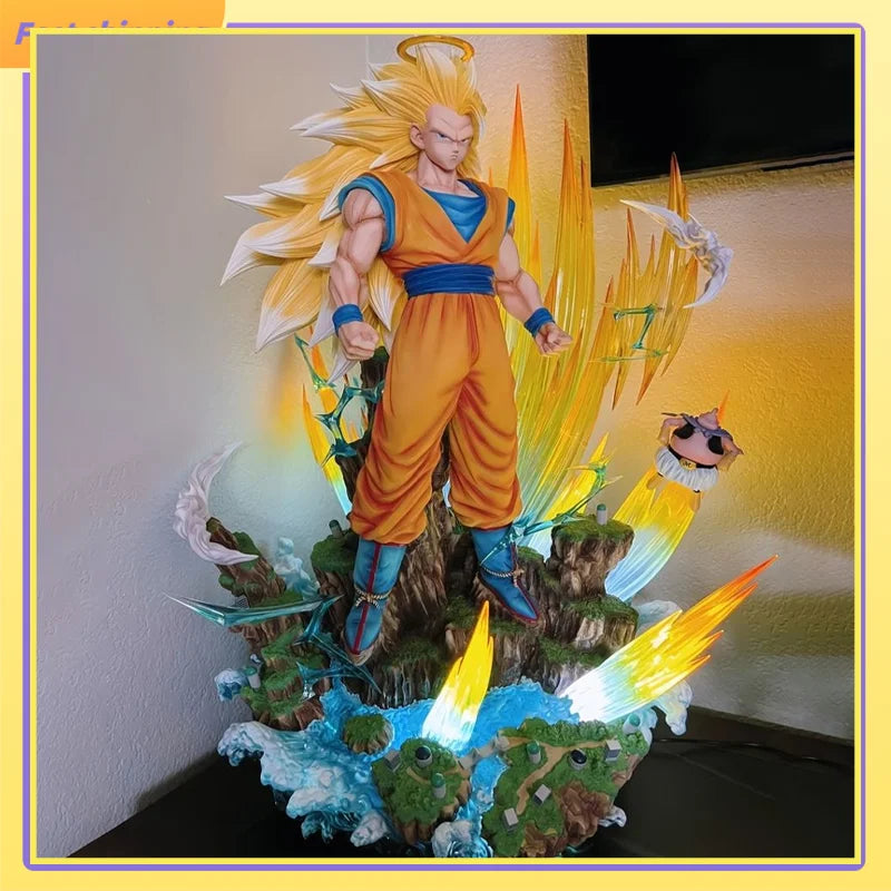 Dragon Ball 42cm  Z Son Goku Ssj3 Figure Super Saiyan 3 Goku Action Figures  Gk Statue Collection Model Toys For Children Gifts