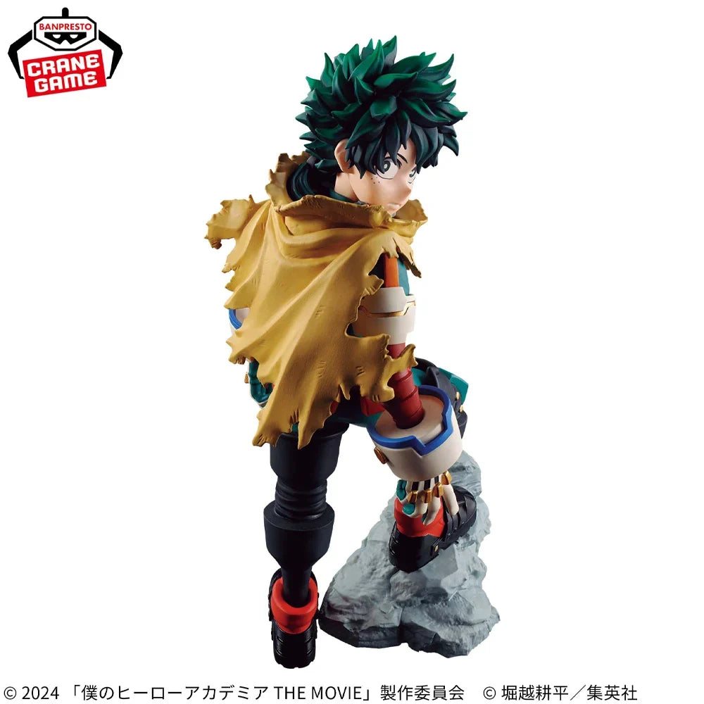 In Stock Original BANPRESTO My Hero Academia The Movie You're Next Izuku Midoriya Figure Anime Model Genuine Boxed Toy