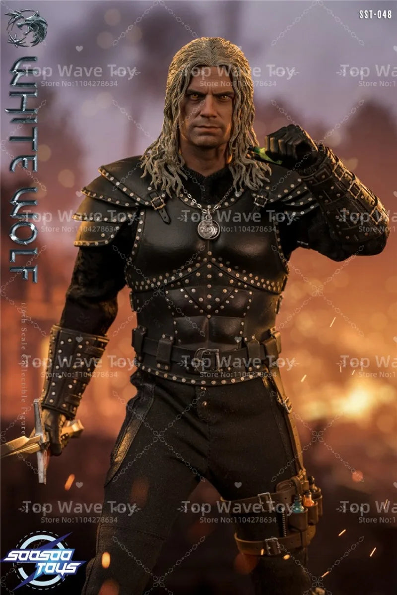 2025 New Stock Soosootoys SST048 1/6 Scale Male Soldier Demon Hunter Wizard Geralt 12'' Full Set Action Figure Model Doll Toy