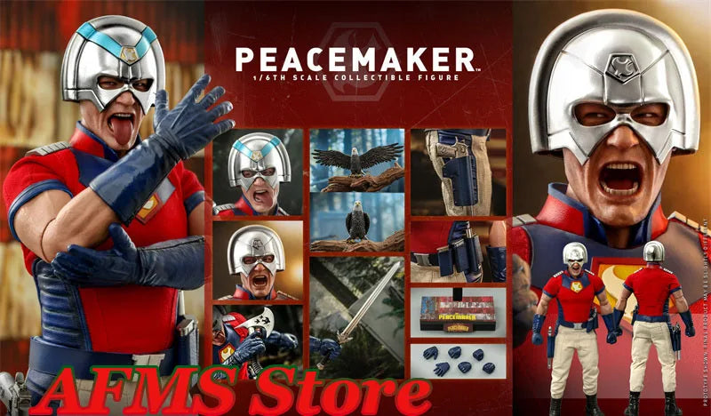 Original Hot Toys 1/6 TMS071 Scale Collectilbe Figure Peace Maker Anime Villain Doll Full Set 12inch Men Soldier Action Figure