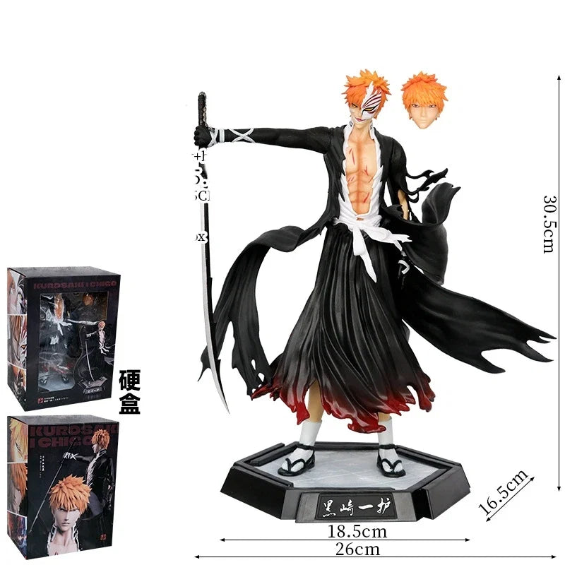 Bleach Ichigo Anime Figure White Kurosaki Ichigo Action Figures Bleach Reverse Figurines Collection Anime Dolls PVC Model Gifts