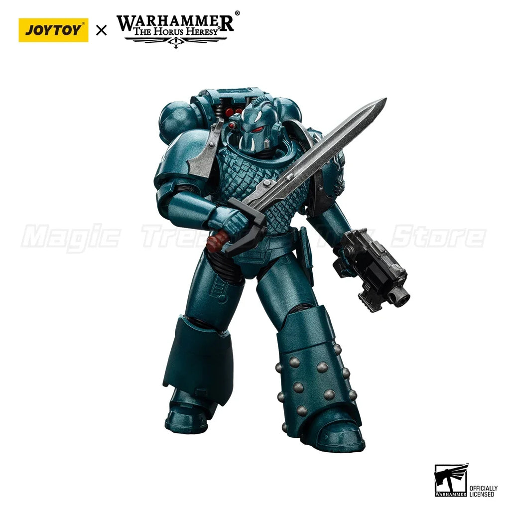【MT】JOYTOY 1/18 Action Figure Warhammer 40K The Horus Heresy Alpha Legion Exodus Headhunter Prime Model Toy Gift