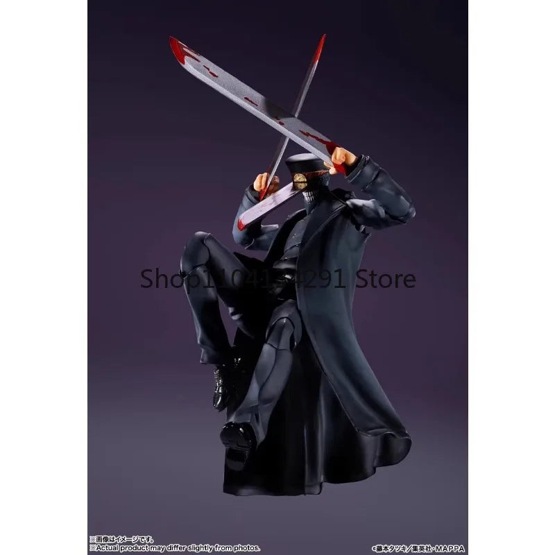 Bandai Original S.H.Figuarts Chainsaw Man Anime Figure Samurai Sword Action Figure Toys for Boys Girls Children Birthday Gifts