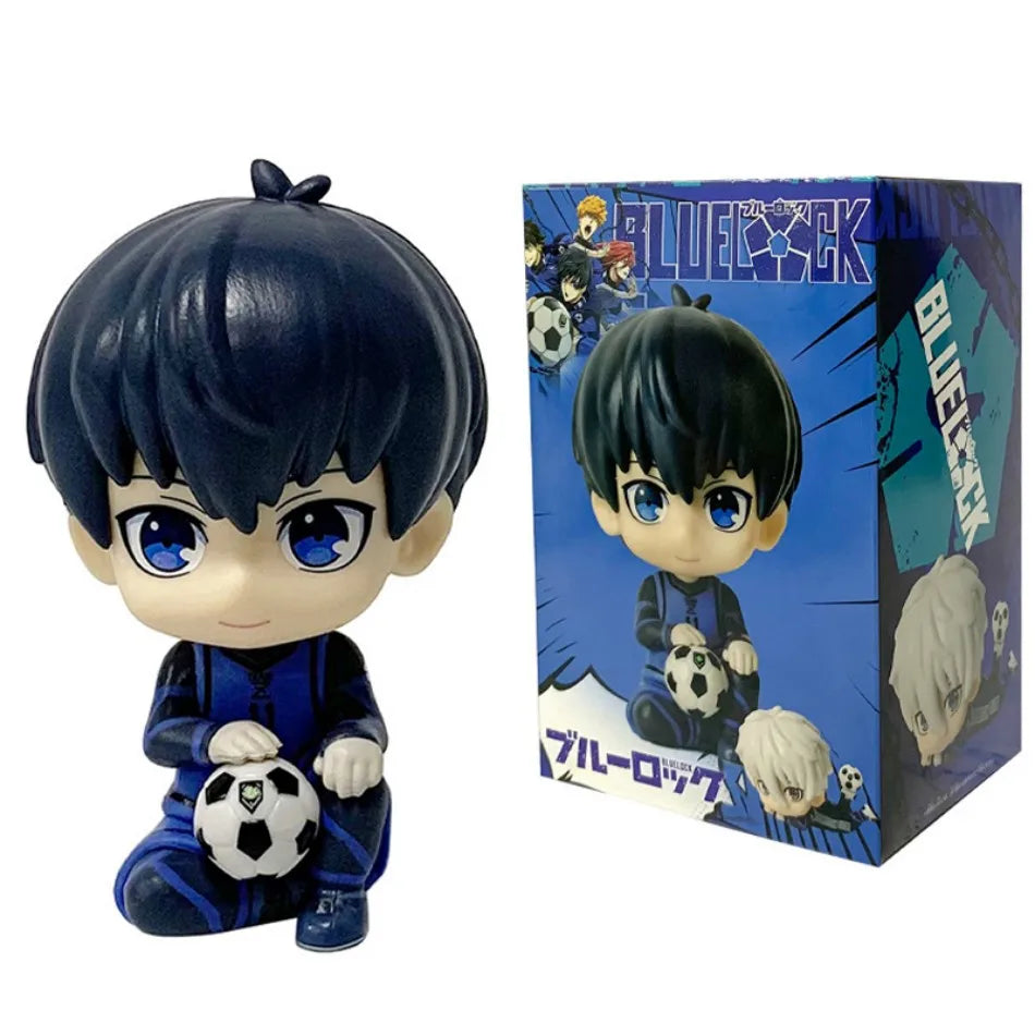 Blue Lock Anime Figure Isagi Yoichi Chigiri Hyoma Bachira Meguru Nagi Seishiro Action Figures Collection Model Figurine Doll Toy