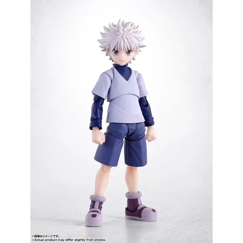 Shf Figuarts Shf Hunter X Hunter Killua Zoldyck Gon Anime Action Figure Model Finished Ornaments Gift Collection Toys