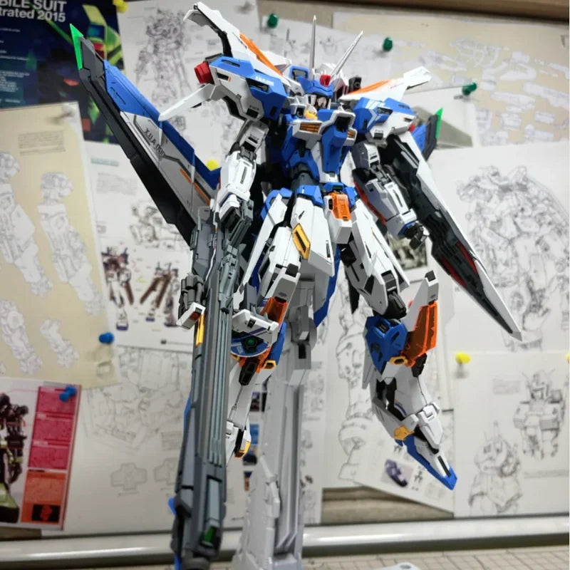 MG 1/100 Genesis Assembly Model Kit - Infinite Dimension Action Figure Robot Customized Hobby Toy for Collectors Plastic Model