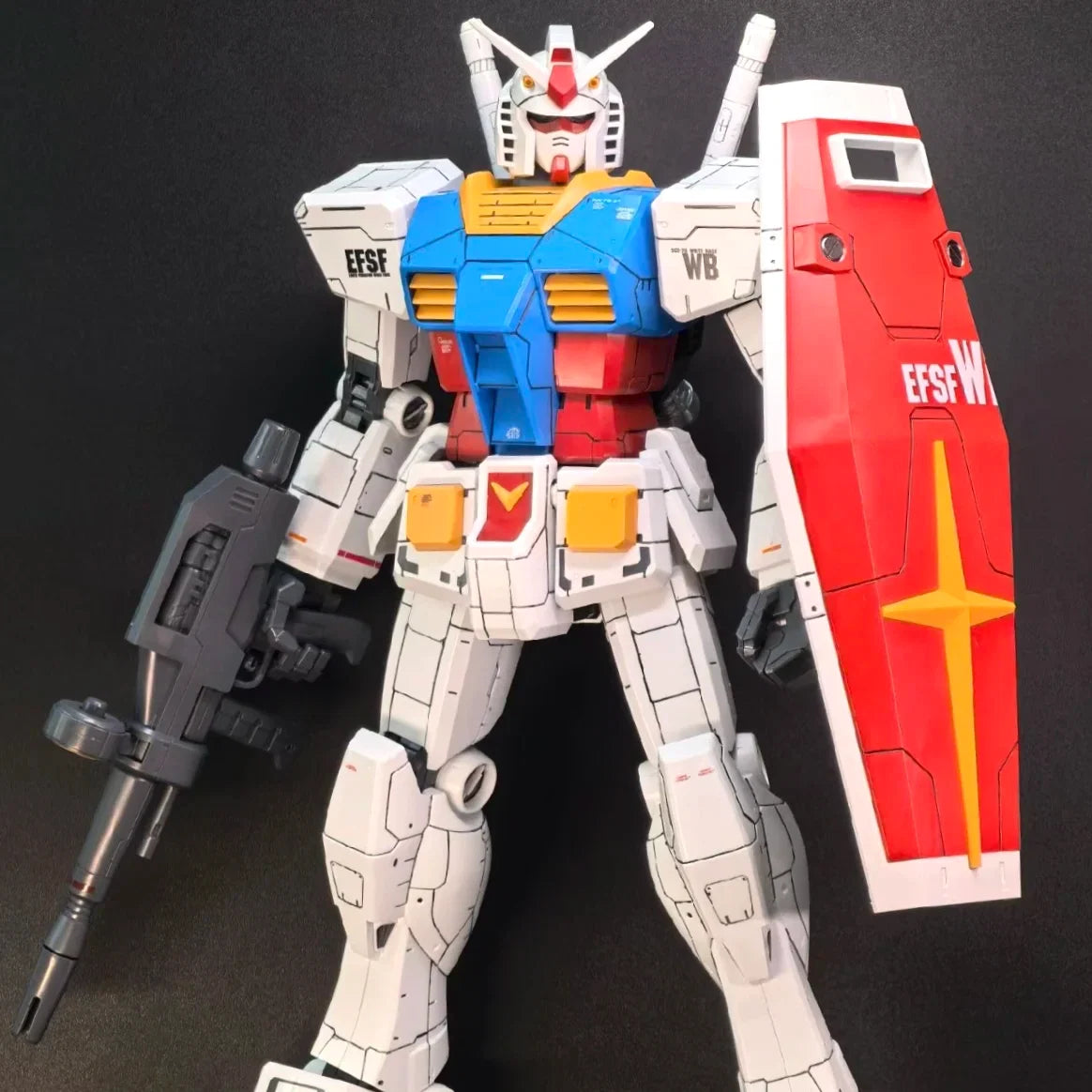 Daban 1/48 Mega Assembly Model Rx782 Domestic Mechanical Suit Toy Collectible Gift Suitable For Ages 4 And Above