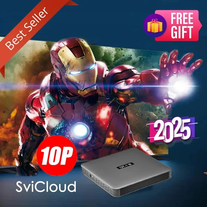 [Genuine]NEW ARRIVAL SviCloud 10P  tv box 2025 Android 12 update From 9P hot in UK Japan Singapore Korea USA  Canada france NZ