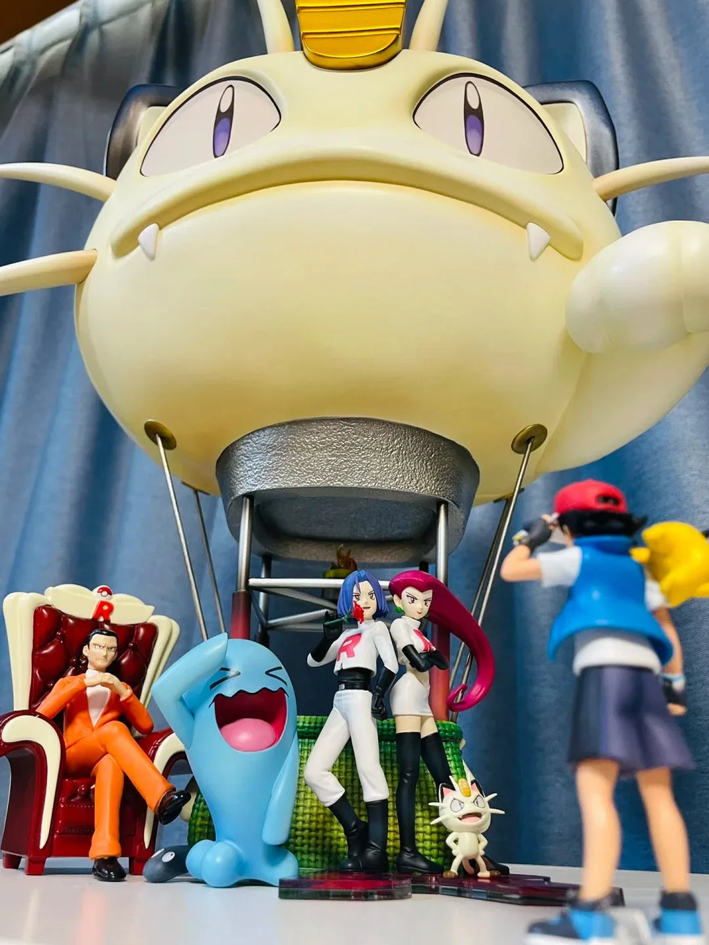 40cm Rocket Team Anime Figur Mauzi Heißluftballon Figuren Woingenau Figuren PVC Statue Sammlung Modell Eigene Geschenke Spielzeug