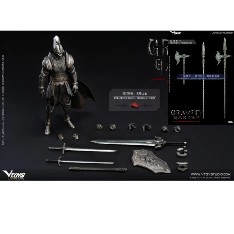 VTOYS VSD011 Gravity Garden Ritter des Silbermondes 1/12 Hochwertige bewegliche Puppenfigur Soldatenmodell Geschenk-Sammlung
