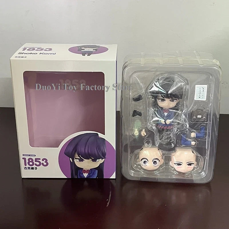 Komi-san wa Komyushou Desu Komi Shouko 1853 Action Figure Can't Communicate Anime PVC Model Q version Christmas Halloween Gifts