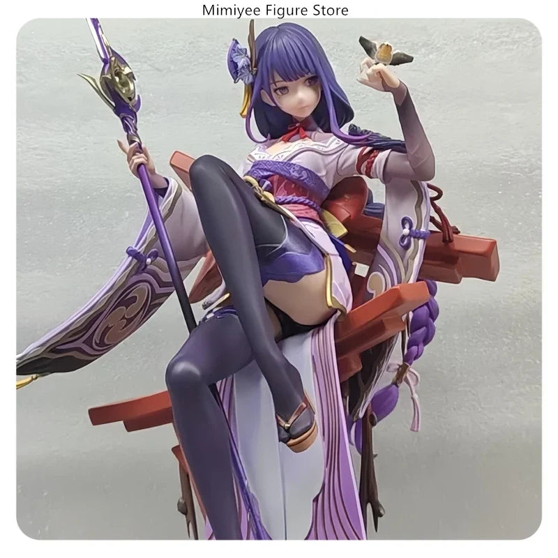 35cm Genshin Impact Raiden Shogun Game Figure Model Statue Desktop Ornament