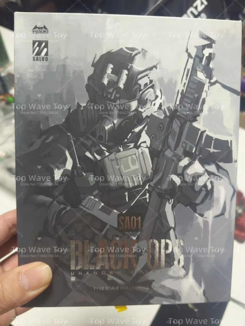 Neu auf Lager HASUKI SA01 1/12 Black Ops Soldier Actionfigur 6-Zoll männlich HASUKI SA01 Actionfigur Komplettset 6-Zoll Modellspielzeug