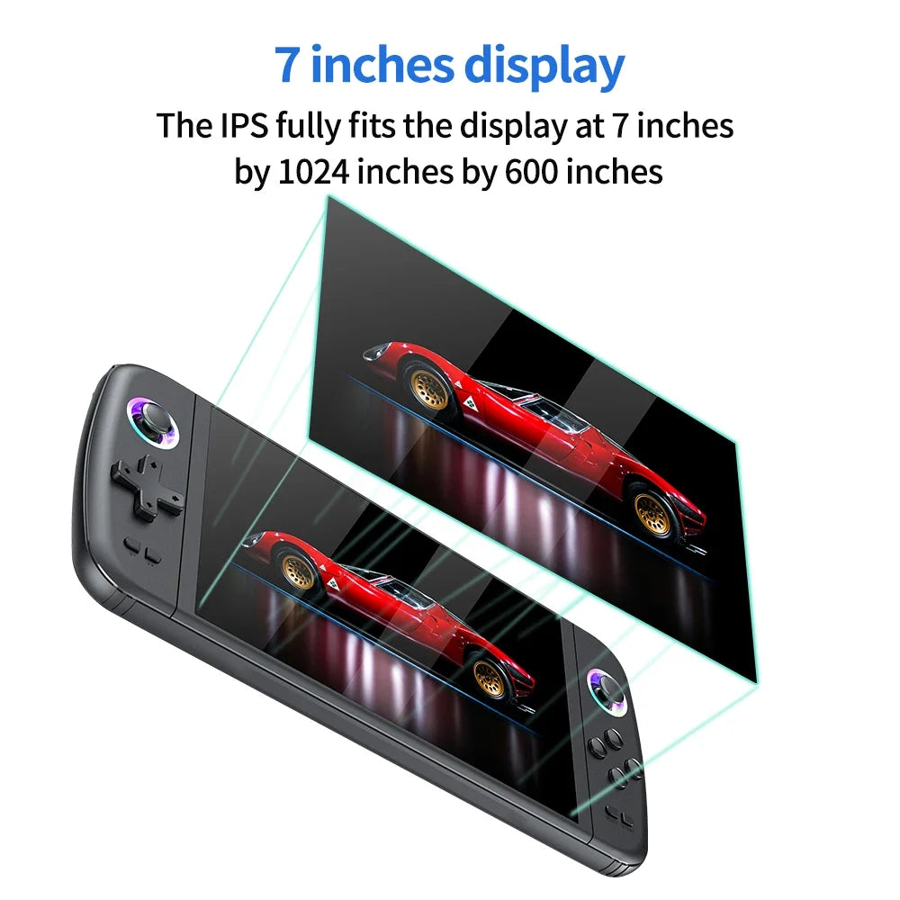 M27 Portable Pocket Retro Handheld Video Game Console 1024*600 Display 7.0 Inch Screen Gaming ﻿Support LINUX Emelec 64G/128G